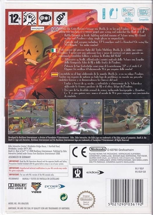 Death Jr Root of Evil - Wii (B Grade) (Genbrug)